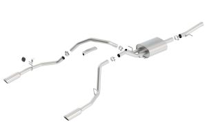 Borla S-Type Cat-Back Exhaust System for 14-18 Chevrolet Silverado 1500, 14-18 GMC Sierra 1500 140717