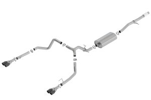 Borla Touring Cat-Back Exhaust System for 19-25 Chevrolet Silverado 1500, 19-25 GMC Sierra 1500 140768BC