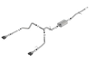 Borla S-Type Cat-Back Exhaust System for 19-25 Chevrolet Silverado 1500, 19-25 GMC Sierra 1500 140770BC