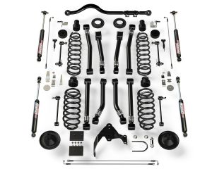 TeraFlex 4" Suspension System With 8 Full FlexArm With 9550 Shocks For 2007-18 Jeep Wrangler JK 2 Door 1451403