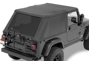 BESTOP Trektop NX With Tinted Windows In Black Diamond For 2004-06 Jeep Wrangler TLJ Unlimited Models 5682135
