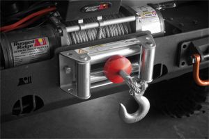 Rugged Ridge Winch Line Stopper In Red For Universal Applications 15102.05