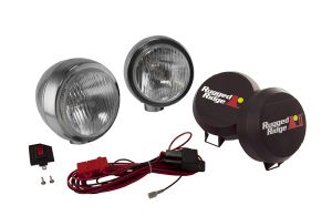 Rugged Ridge Light Kit, HID, 6 Inch, Round, Stainless Steel Housing, 2 Piece for multiple makers and models 15206.51