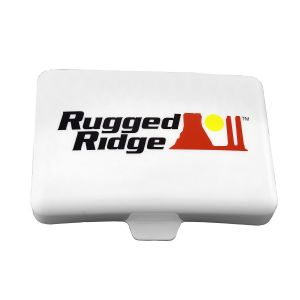 Rugged Ridge Light Cover, 5 Inch x 7 Inch, Rectangular, White, Off Road for multiple makers and models 15210.56