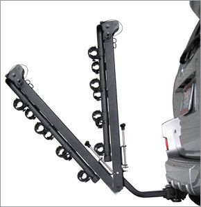 Heininger Automotive Advantage SportsRack TiltAWAY 4 Spot Bike Rack 3010