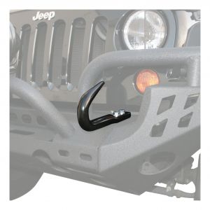 Aries Automotive Modular Bumper Tow Hook In Gloss Black For 2007-18 Jeep Wrangler JK 2 Door & Unlimited 4 Door Models 15600TW