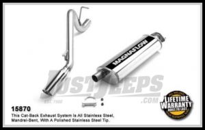 Magnaflow Performance Stainless Steel Cat Back Exhaust System For 2004-06 Jeep Liberty KJ With 2.4L or 3.7L 15870
