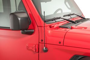 Quadratec 16" Hi Performance AM/FM Stubby Antenna for 07-25 Jeep Wrangler JL, JK & Gladiator JT 96080-5015