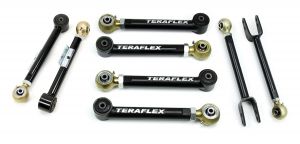 TeraFlex FlexArms Standard Complete Upper & Lower 8 Arm Kit For 1997-06 Jeep Wrangler TJ & Unlimited 1615000