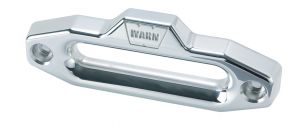 WARN Hawse Fairlead Polished Aluminum For Synthetic Rope 87914