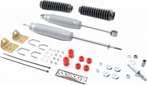 Skyjacker M95 Silver Dual Steering Stabilizer Kit for 97-06 Jeep Wrangler & Wrangler Unlimited TJ 9219