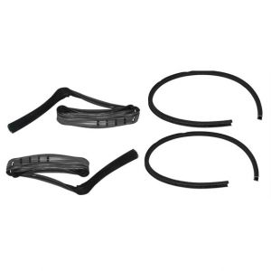 Fairchild Industries Window Channel Kit for 76-95 Jeep CJ-7, Scrambler & Wrangler YJ with Movable Vent KD1010A