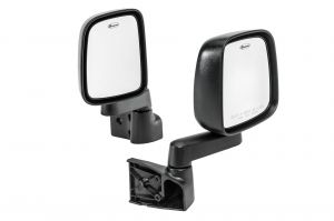 Quadratec 03-06 Factory Styling Replacement Mirror Kit in Black for 1997-18 Jeep Wrangler TJ, JK, TJ Unlimited & Unlimited JK 13111-0320