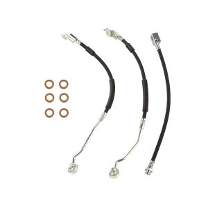 Omix-ADA Front & Rear Brake Hose Kit With Copper Washers For 1990-95 Jeep Wrangler YJ Without ABS 16733.62