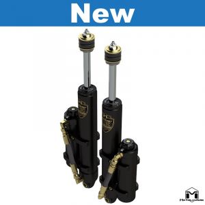 MetalCloak RockSport BLACK, 3.5" Ram 2500 Adjustable Reservoir Shocks, Rear, Pair, 2014 - Current 1677