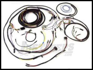 Omix-ADA Wiring Harness For 1957-64 Jeep CJ3B Exact Fit Plastic (Includes Turn Signal Wires, Non Military, For use With Large Speedometer)) 17201.08