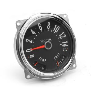 Omix-ADA Speedometer Assembly For 1955-79 CJ Series OE Style With Fuel & Temp Guages 0-140 KPH 17205.02