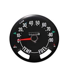 Omix-ADA Speedometer Head For 1955-79 CJ Series OE Style Guages not included 0-90 Miles 17207.01