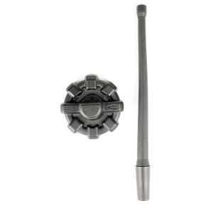 Rugged Ridge Elite Antenna Base with Reflex Antenna 9" for 07-25 Jeep Wrangler JL, JK & Gladiator JT 17212.42