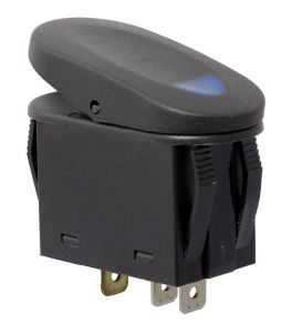 Rugged Ridge 2 Position Rocker SwitchIn Blue For Universal Applications 17235.03