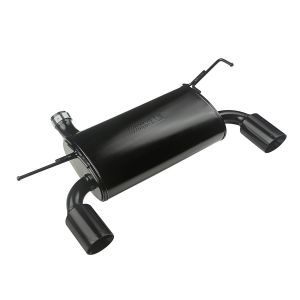 Rugged Ridge Axle Back Exhaust In Black For 2007-18 Jeep Wrangler 2 Door & Unlimited 4 Door Models 17606.77