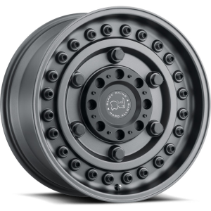 Black Rhino Armory Wheel in Gun Black for 07-20+ Jeep Wrangler JL, JK & Gladiator JT ARMORYB-