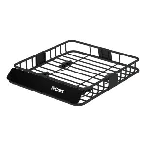 Curt Manufacturing 42" x 37" Black Steel Roof Rack Cargo Carrier 18115