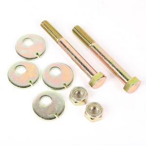 Rugged Ridge Front Lower Control Arm Cam Bolt Set For 2007-18 Jeep Wrangler JK 2 Door & Unlimited 4 Door Models 18303.01