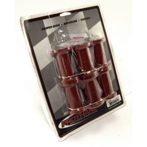 Rugged Ridge Leaf Spring Bushing Kit Front or Rear Red For 1987-95 Jeep Wrangler YJ 18364.03