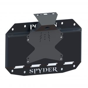 Poison Spyder Tire Carrier Delete Plate With Camera Mount - For 2018+ Jeep Wrangler JL 2 Door & Unlimited 4 Door Models 19-04-013P1