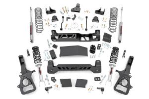 Rough Country 6 Inch Lift Kit N3 Struts Dual Rate Coils For 2019-2024 Ram 1500 4WD 33431