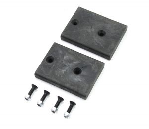 TeraFlex Rear Lower Bumpstop Pair With .75" Tall For 2007-18 Jeep Wrangler JK 2 Door & Unlimited 4 Door 1954600