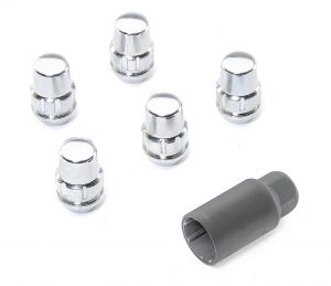 Gorilla Automotive Gorilla High Security Wheel Lock Set in Chrome for Jeep Vehicles 71481NB5