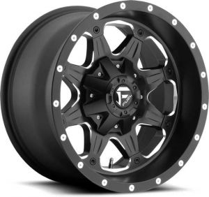 Fuel Off-Road D534 Boost Wheel in Black with Machined Accents 18x9 with 5.0in Backspace D53418902650