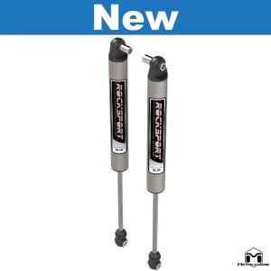 MetalCloak RockSport Silver 2.0 Aluminum Shocks for 18-24+ Jeep Wrangler JL, Front Pair 1020