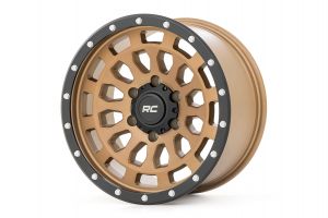 Rough Country 87 Series 17 x 8.5 Wheel  with +0mm Offset in Copper/Black 8717091-