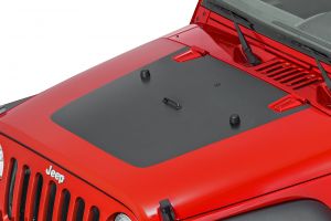 Quadratec Premium Vinyl Hood Blackout Decal for 07-18 Jeep Wrangler JK, JKU 13135-1000