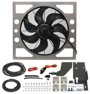Derale Performance Electric Fan Kit - 19-1/2'' x 18'' x 3-5/8'' for 87-06 Jeep Wrangler YJ, TJ 20161