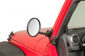 Quadratec Quick Release Mirrors with Round Head for 97-18 Jeep Wrangler TJ, Unlimited, Wrangler & Wrangler Unlimited JK