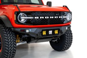 Addictive Desert Designs Bomber Front Bumper with Baja Designs Light Mounts for 2021+ Ford Bronco 2 & 4 Door F230194120103