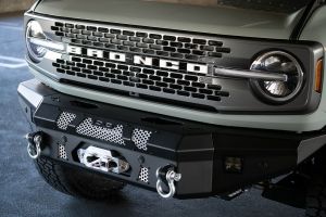 DV8 Offroad MTO (Made to Overland) Series Front Bumper for 2021+ Ford Bronco FBBR-01