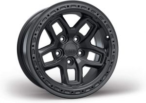 AEV Borah Wheels 17 x 8.5 Onyx Black Wheel For 2007-18 Jeep Wrangler JK 2 Door & Unlimited 4 Door + 4mm Offset 20402024AA
