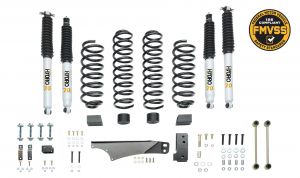 Quadratec Maximum Duty 3.5" Coil Spring Suspension Lift Kit with Shocks for 07-18 Jeep Wrangler JK 2 Door
