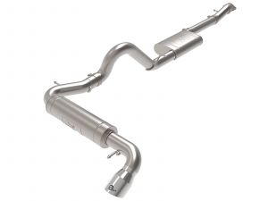 AFE Apollo GT Series 3 IN 409 Stainless Steel Cat-Back Exhaust System w/ Polish Tip for 21+ Ford Bronco 49-43136-P
