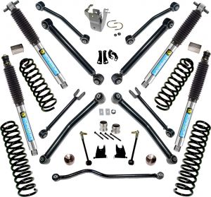 Superlift 4" Lift Kit with Bilstein Shocks & Reflex Control Arms for 07-18 Jeep Wrangler Unlimited JK 4 Door K997B