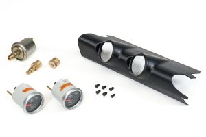 Auto Meter Dual Pillar Gauge Kit for 11-18 Jeep Wrangler JK, JKU 7041