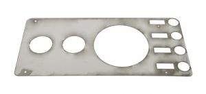 Kentrol Stainless Steel Gauge Cover (w/o Radio Cutout) for 77-86 Jeep CJ 30521-