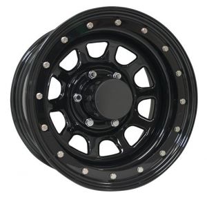 Pro Comp Series 252 Street Lock Wheel 15x10 With 5 On 4.50 Bolt Pattern & 3.75 Backspace In Gloss Black 252-5165