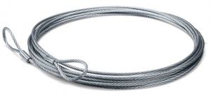 WARN Winch Line Wire Rope Extension 50ft. X  5/16" 25431