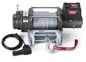 WARN M12000 Winch With 125' Wire Rope & Roller Fairlead 24 Volt 265072